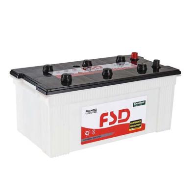 China PP+Pb Guaranteed Quality Suitable Price Dry Charged Truck Battery 200AH for sale