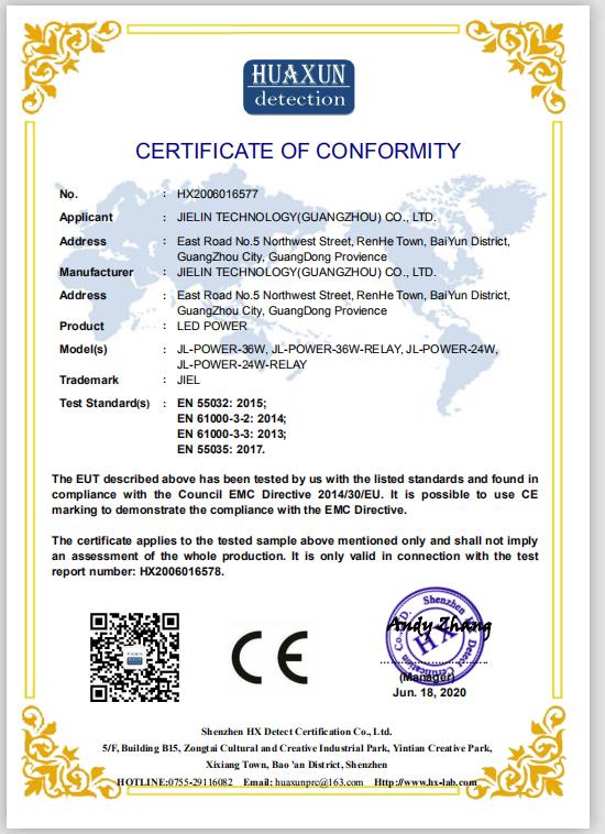 CE - Jieling Technology (Guangzhou) Co., Ltd.