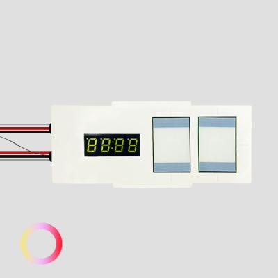 China Bathroom Mirror AS NS Switch Touch Switch Double Head Smart Time And Temperature Display Mirror Dedicated for sale