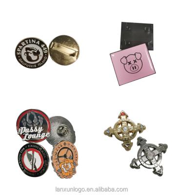 China China Factory Supply Customized Fashion Number Shape Die Casting Metal Key Chain Zinc Alloy Crafts Hanging Hole Pin Badge for sale