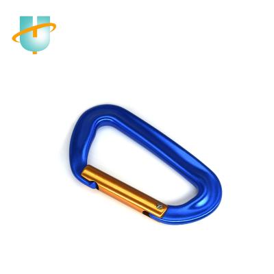 China Rust Wear Resistant Durable 12kn Custom Color / Logo Mountaineering Aluminum Colorful Locking Carabiner for sale