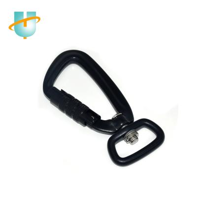 China Hot Selling Multifunctional Colorful Outdoor Portable Aluminum Alloy Classic Hook Mini Carabiner For Dog Leashes for sale