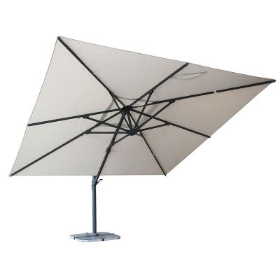 China Durable Diameter 4m Large Size Square Patio Sombrilla Quitasol Garden Mefo Outdoor Umbrella for Garden or Hotel for sale