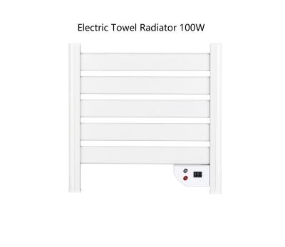 China Fast Heater 230V 100W Heated IP24 Towel Rail With 2hours Timer Setting Towel Warmers For Bathroom CE/ROHS Certificate for sale