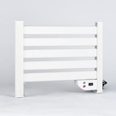 China 100W Towel Rail Heater Bathroom Sales CE/ROHS Fast Heating White Electric Towel Rack for sale