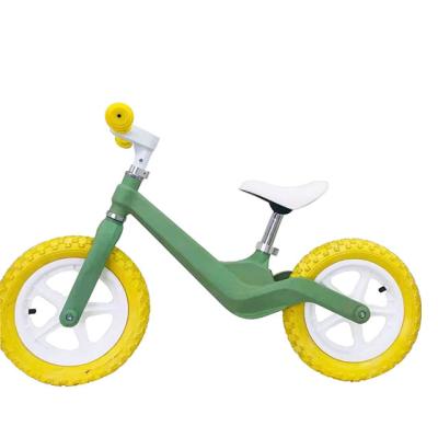 China 12 Inch Kids Fiber Slide Bicycle Child Balance Bike Children's Carbon Fiber Ride On Toy for sale