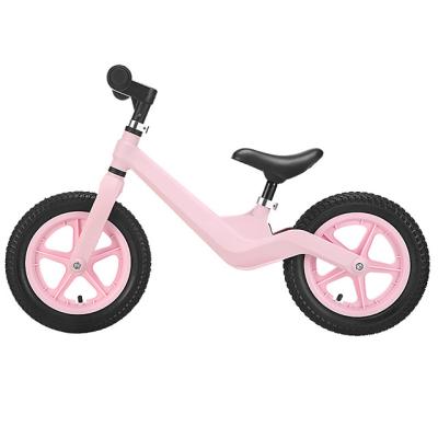 China Balance Bike Pink Carbon Fiber Kids Scooter Kids Carbon Fiber Color Plastic Wheels 2 Riding Car for sale