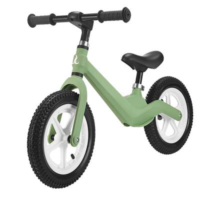 China Carbon Fiber 12 Inch Balance Bike For Kids 5 Year Old Funny Car Fat Bike Child Toys No Pedals for sale