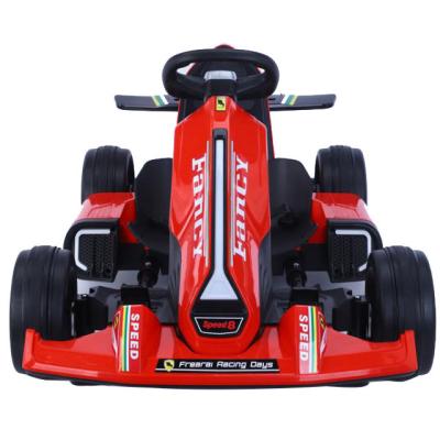 China Electric Go Karts Length Adjustable Kids Go Karting Cars 4 Wheel Electric Karting Drive To Go Kart With Music Player for sale