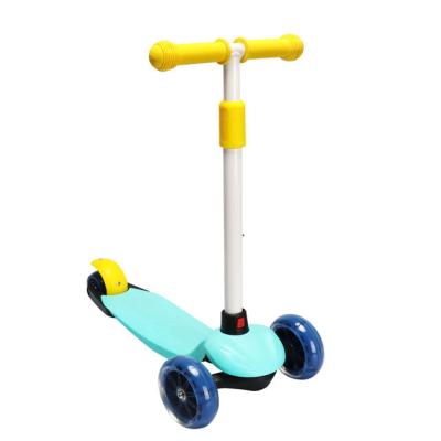 China Plastic High quality three wheel kids kick scooter kids weped scooter with different colours for sale