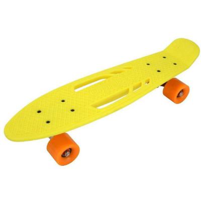 China Youth Customized 22 Inch Mini Cruiser Skateboard Big Panel 60*45mm PU Plastic Wheels for sale