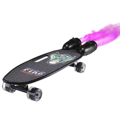 China Jet/blue tooth speaker/led lights popular model freewheel skateboard for sale e skateboard with water smoking for sale