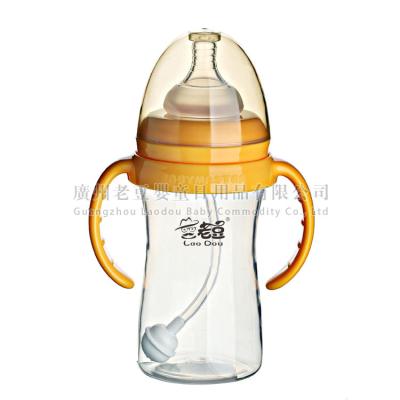 China 2015 BPA Free Fashionable Design Wide-Neck Cute 6oz PP Baby Feeding Bottle for sale