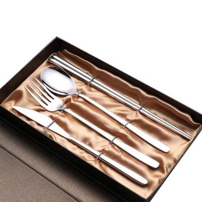 China Disposable Stainless Steel Travel Cutlery Set To Wedding for sale