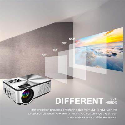 China Superseptember 2019 Portable home theater projector 720P native resolution 2800 lumens mobile phone projector C9 for sale