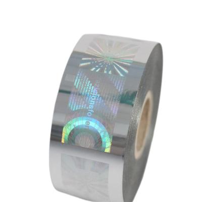 China Best Selling Holographic Hot Quality Custom Anti-Counterfeiting Scratch Off Adhesive Label With PET Paper for sale