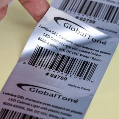 China Barcode Customized Consumer Electronics Glossy Waterproof Printing Label Sticker Electronics Smart Label for sale