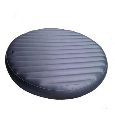 China Round Shape Foldable Outdoor Inflatable Bed Air Water Mattress for sale