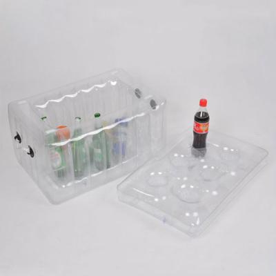 China Sustainable New Design Custom Transparent Inflatable Ice Cooler for sale