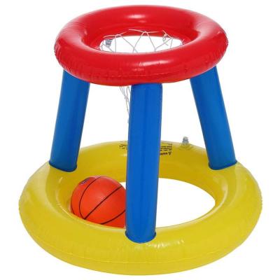 China 0.25mm PVC Kids Safe Basketball Toy Inflatable Basketball Hoop for sale