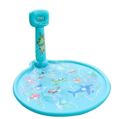 China Sports Toy Water Pool Outside Inflatable Splash Pad Pool With Shooting for sale