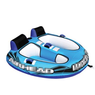 China 0.5mm PVC Water Sports Floating Platform 2 Person Inflatable Flying Fish Tube Towable for sale