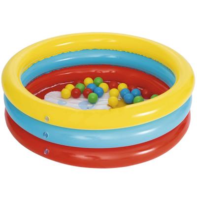 China 0.25mm PVC Inflatable 3 Ring Ball Pool Ball Pit Ball For Kids for sale