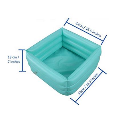 China Sustainable Portable Customized Inflatable Foot Spa Washbasin for sale