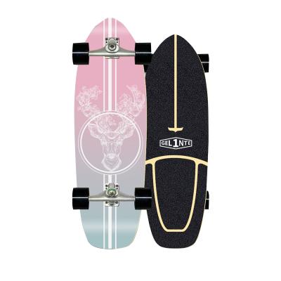 China Modern Pink Board Longboard Surfskate Logo Skateboard Land Surfskate Custom Direct Deer Model CX4 Skateboard for sale