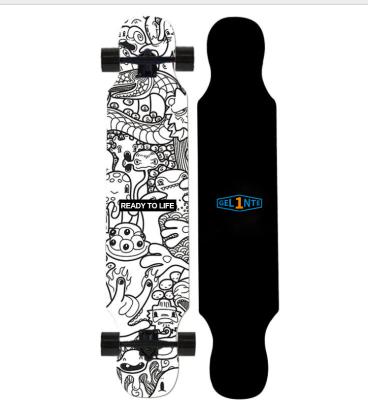 China Professional Creative Complete Cruiser Longboard Skateboard Skate Boards Dance Cruiser 42 Inch Skater Longboard for sale