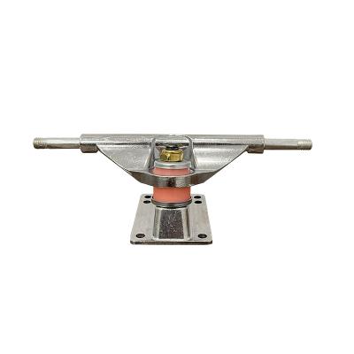 China Silver Aluminum Cruiser Truck Portable Skateboard Surfboard Truck Longboard Truck for sale