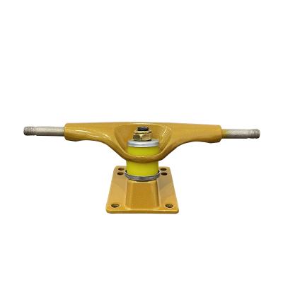 China Portable Gold Skateboard Surf Cruiser Truck Aluminum Skateboard Truck Longboard Trucks for sale