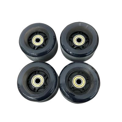 China Wholesale PU 70*42mm OEM Flexible Snap Skate Boards Custom Empty Parts Skateboard Wheels for sale