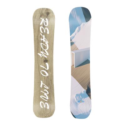 China Poplar Wood+Fiberglass+ABS Custom Color Snowboard Poplar Wood Core Logo Skis Panel Adult Snowboard Camber Snowboardind Tool for sale