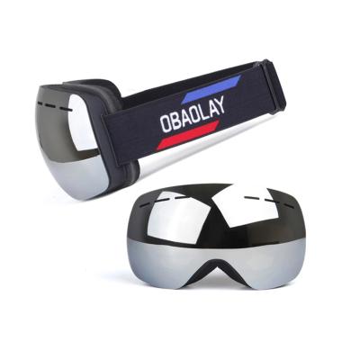 China Ski Goggles Snowboard Snowmobile Goggles Snow Sports Fog Goggles For Adult Men Women for sale