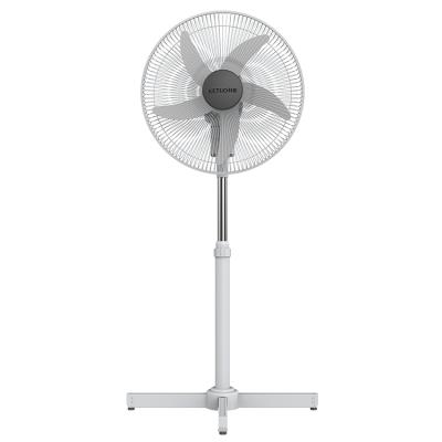 China Hotel The Most Efficient Electric Floor Stand Ventilation Fan 16 Inch Oscillating Pedestal Fans With 5 Blades AC Motor Fan for sale