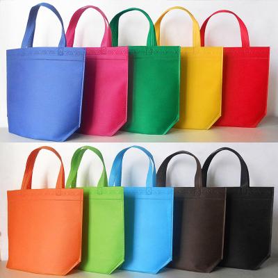 China Wholesale eco friendly reusable non woven shopping bag handled with logo for sale