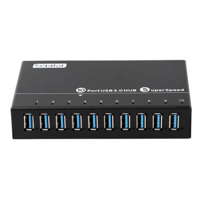 China Data Syncs and High Speed ​​Charging Sipolar 5Gbps USB Spliter Hub 10 Multi Port 3.0 for Laptop PC Phone Tablets for sale