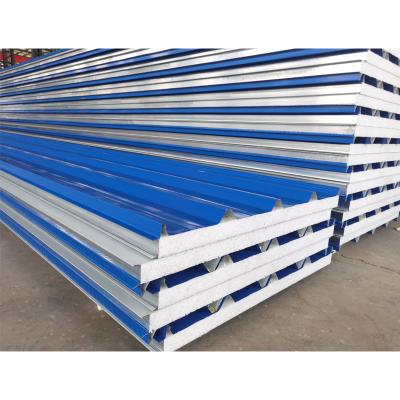 China Factory Price Modern Cheap Housing Building Materials Prefab Exterior Cooler Wall Panels Sandwich Panel for sale