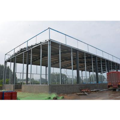 China Wholesale Metal Steel Commercial Building Large Span Prefab Workshop Steel Warehouse for sale