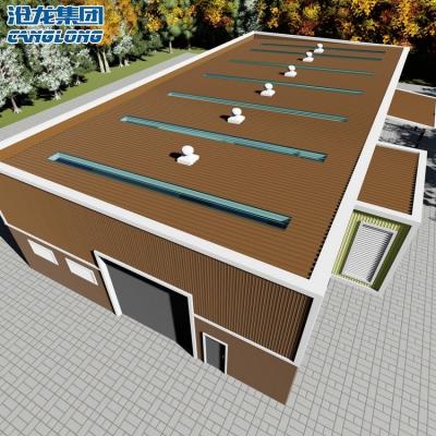 China Showroom steel base simple heavy duty garage warehouse frame metal building structure prefabricated workshop steel structure for sale