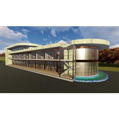 China High Quality Professional Prefab Mall Steel Structure Shopping Mall for sale