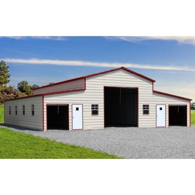 China Modern Low Cost Pole Prefab Stable 12x20 Storage Shed Building Barn for sale