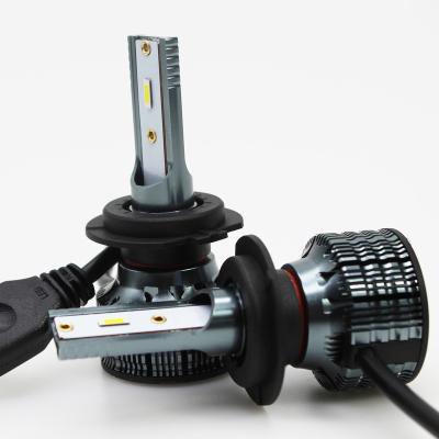 China Automobile lamp all in one car H1 H3 H7 H11 9005 9006 9012 880 5202 led headlight bulbs CSP 72W 8000LM h4 LED headlights for sale