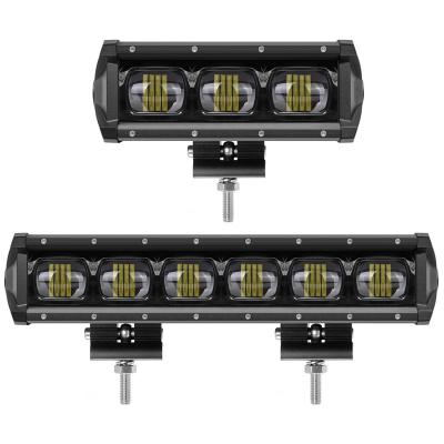 China Auto Car Work Lamp 6D Single Row 60w 90w 180w 240w 120w Led Light Bar With Big Lens 8Inch/14inch/20inch/27inch/33inch/40inch/46inch/53inch for sale