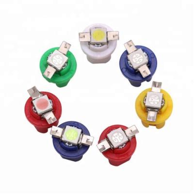 China Wholesale Best 12V Interior Signal LED Dashboard Warning Light Bulb 5050 1SMD W5W B8.3D B8.4D B8.5D T10-5050-5SMD-Canbus for sale