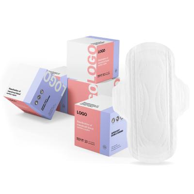 China Super Absorbent Feminine Hygiene Products Instant Absorption Of Menstrual Blood Menstrual Pads No Leakage Sanitary Napkin Private Label for sale