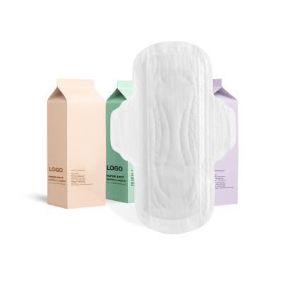 China Super Absorbent SAP Sanitary Napkin Super Absorbent Feminine Hygiene Products No Feeling 0.8D Fiber Superfine Sanitary Napkin for sale