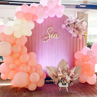 China Wedding Party Event Decoration Circle Velvet Cloth Round Wall Balloon Backdrop New for sale