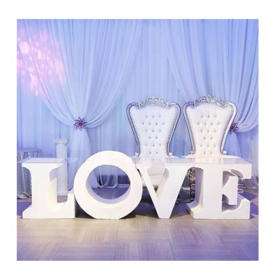 China Wedding Party Event Decoration Styrofoam Love Letter Cake Table Decoration for sale